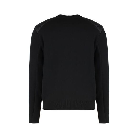 MONCLER GRENOBLE Men's Performance Technical Knit Sweater Men BLACK Sweaters & - Picture 2 of 3